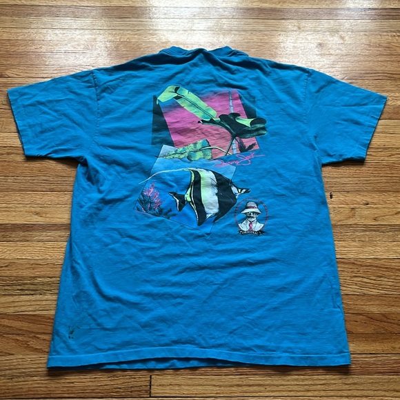 Vintage Panama Jack T-Shirt / 90s / Single Stitch / XL - Picture 4 of 6